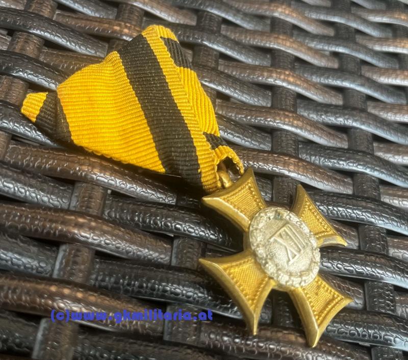 k.u.k. Militärdienstzeichen für XII Jahre für Mannschaften und Unteroffiziere !!