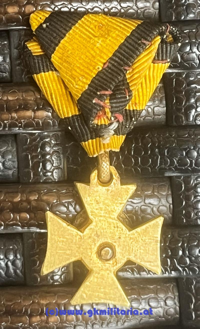 k.u.k. Militärdienstzeichen für XVIII Jahre für Mannschaften und Unteroffiziere - MINIATUR!! RARITÄT!!