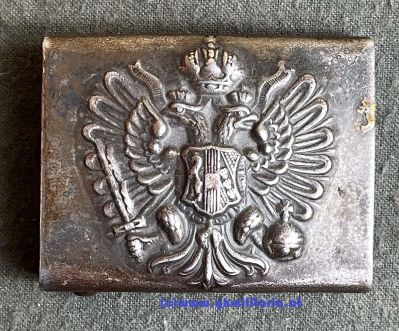 k.u.k. Koppelschloss Mannschaft - VARIANTE - Eisen Feldgrau!