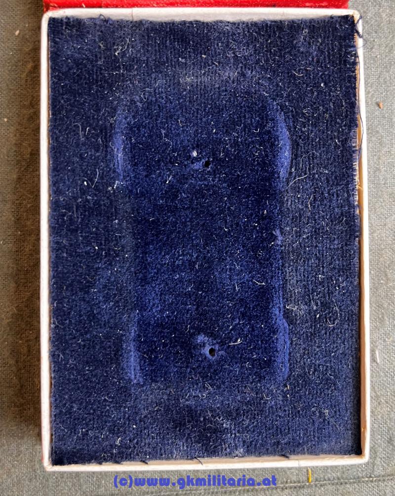 k.u.k. Patriotisches Abzeichen Ungarn - 4er Bund! - im originalem Etui!