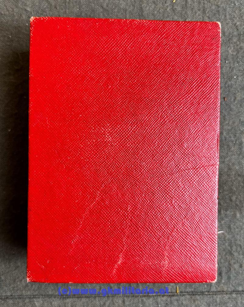 k.u.k. Patriotisches Abzeichen Ungarn - 4er Bund! - im originalem Etui!