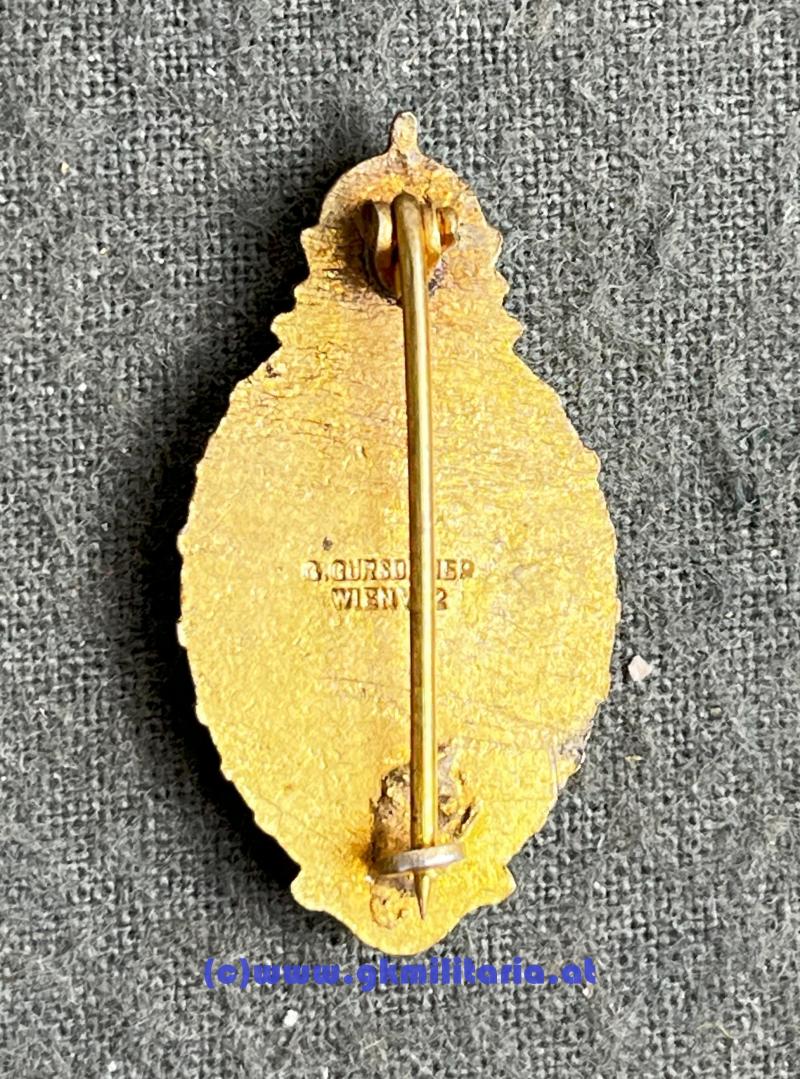 k.u.k. Kappenabzeichen Reitendes Schützenregiment Nr.4 - R.S.R.4/L.U.R. 4 !!