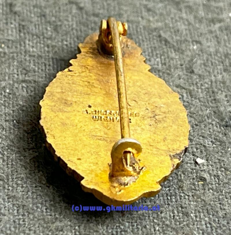 k.u.k. Kappenabzeichen Reitendes Schützenregiment Nr.4 - R.S.R.4/L.U.R. 4 !!