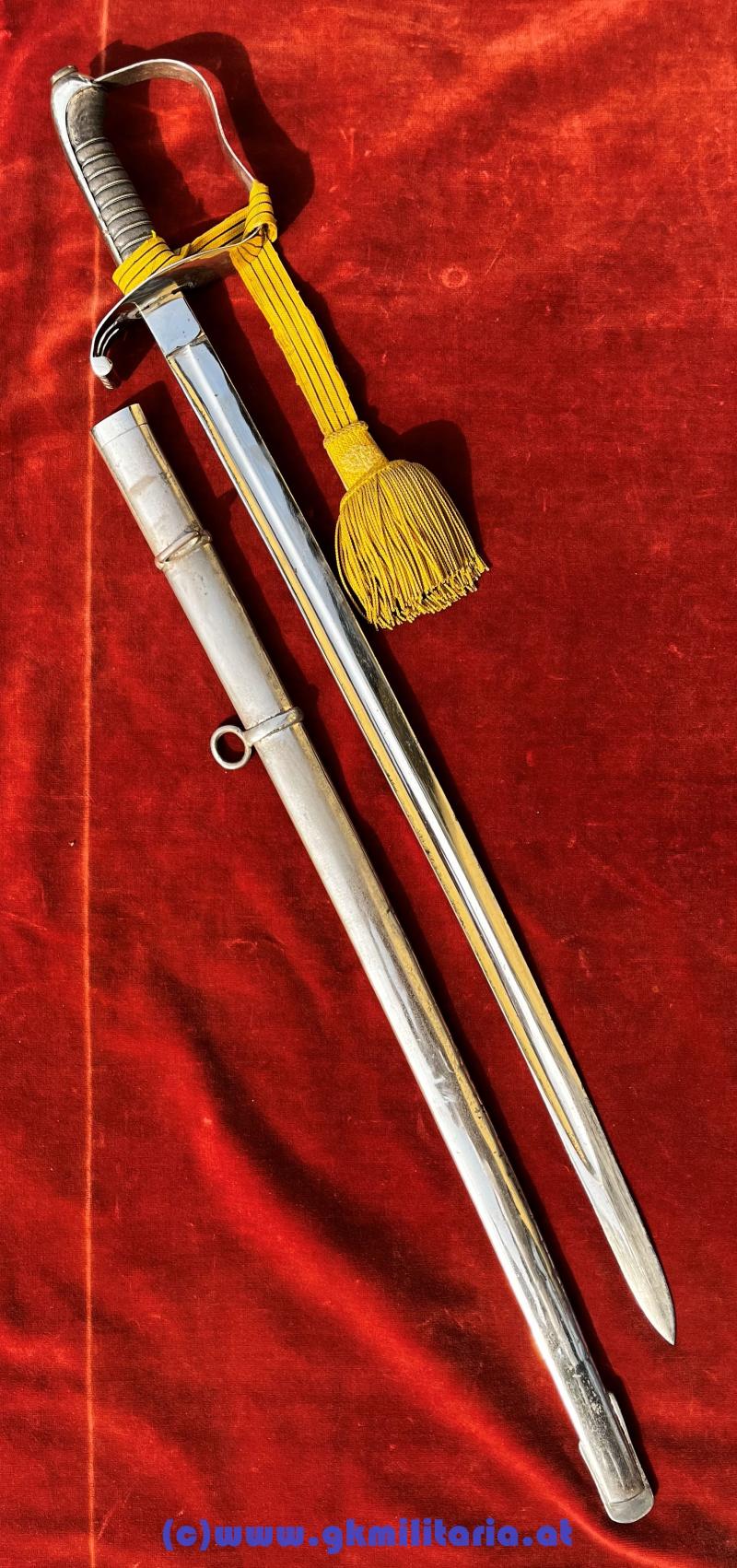 k.u.k. Säbel M1861 Infanterie mit Uoffz. Portepee!!