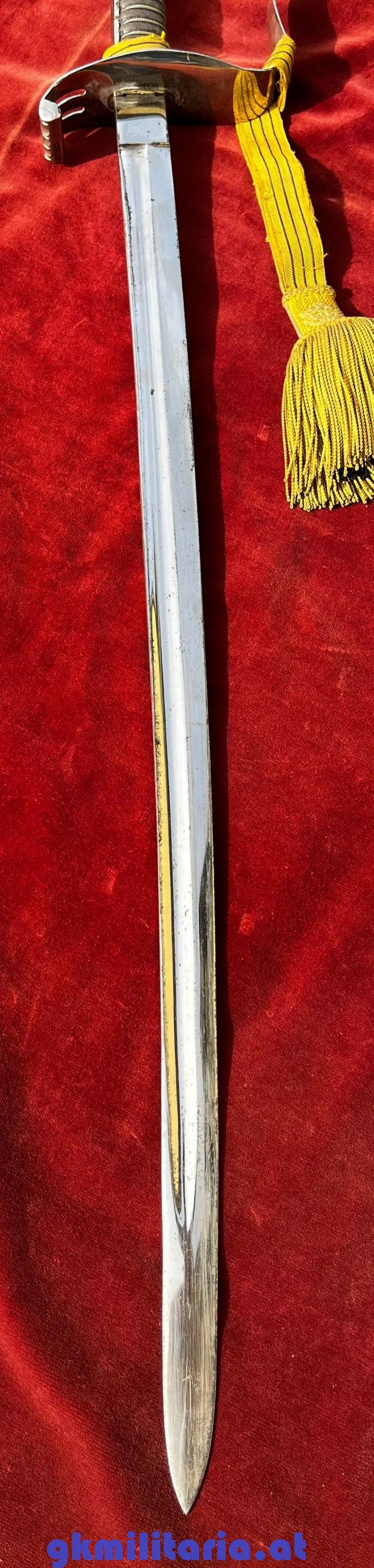 k.u.k. Säbel M1861 Infanterie mit Uoffz. Portepee!!