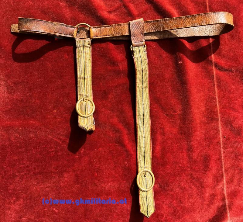 k.u.k. Gehänge für Säbel Offiziere!!