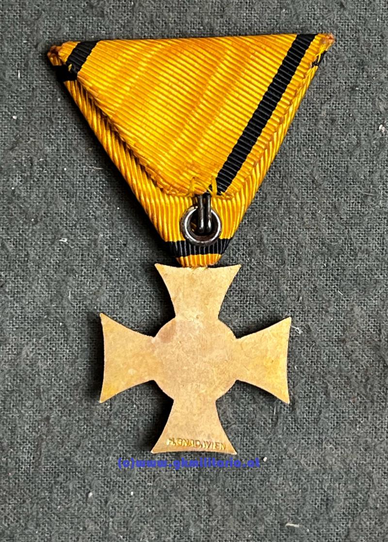 Österreich 1. Republik - Militärdienstzeichen 2. Klasse für 5 Jahre - Mannschaft!! - Hersteller GNAD!!