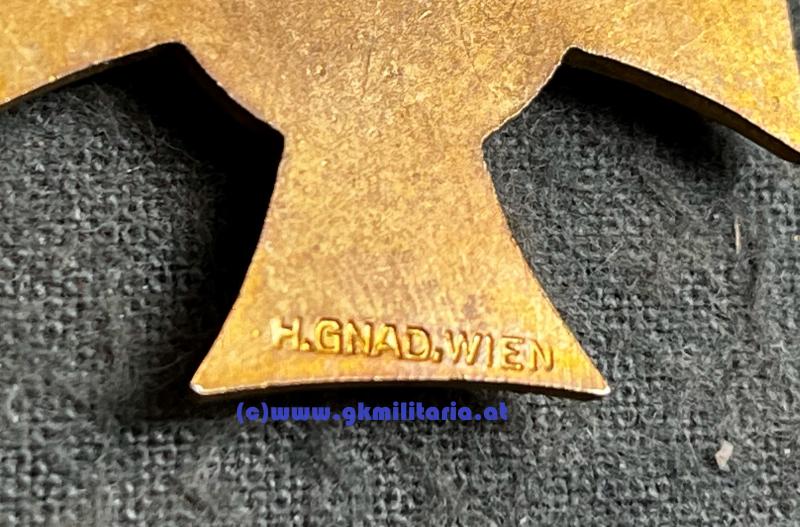 Österreich 1. Republik - Militärdienstzeichen 2. Klasse für 5 Jahre - Mannschaft!! - Hersteller GNAD!!