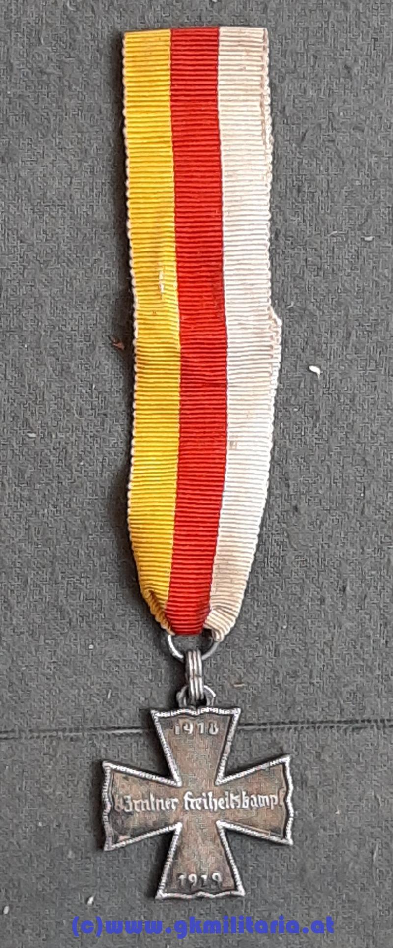 Allgemeines Kärntner Kreuz für Verdienst!! - Kärntner Abwehrkampf 1919 !!