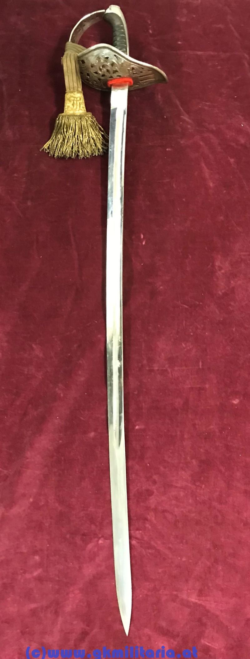 Komplette Säbel-Garnitur Säbel M1904 Kavallerie für Offizier mit Portepee und Gehänge!!