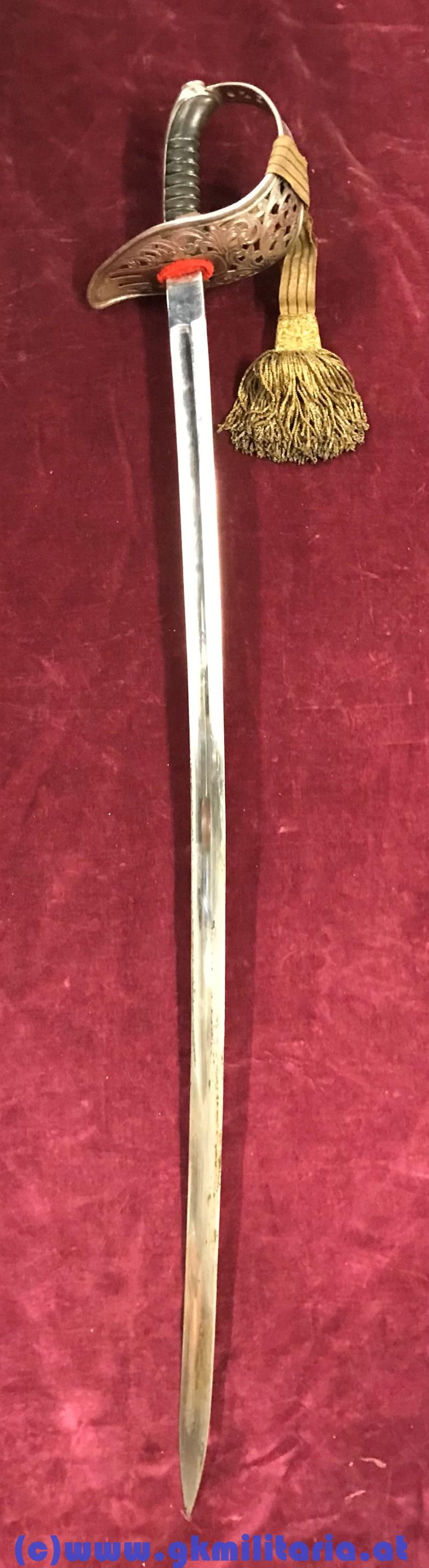 Komplette Säbel-Garnitur Säbel M1904 Kavallerie für Offizier mit Portepee und Gehänge!!