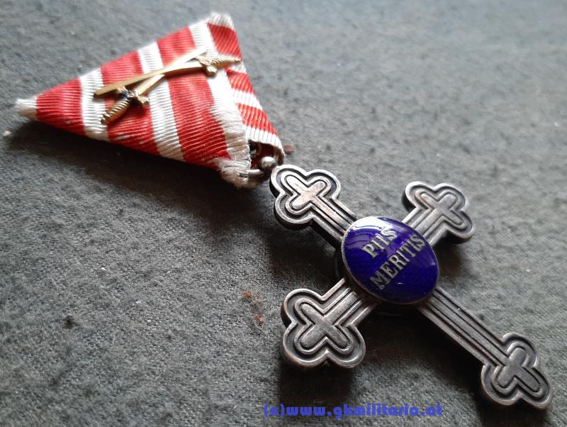 k.u.k. Geistliches Verdienstkreuz 2. Klasse mit Schwertern! - nur 442 Verleihungen!!