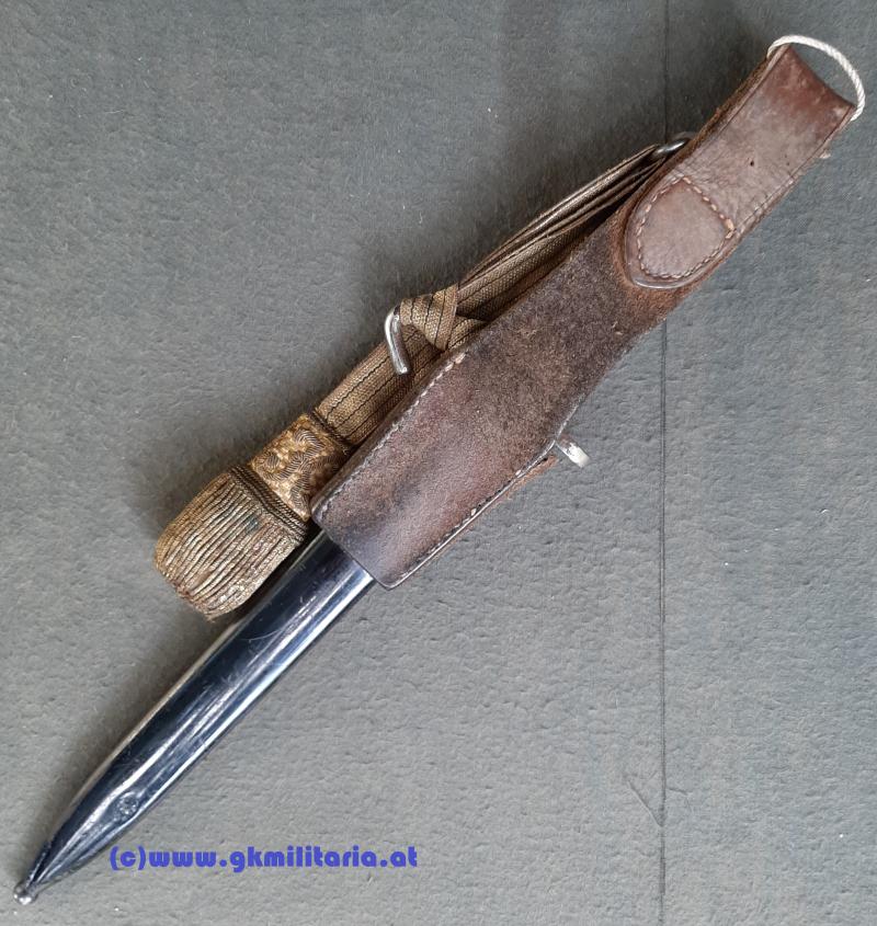 k.u.k. Bajonett M95 Offiziere mit Portepee Kaiser Karl I.