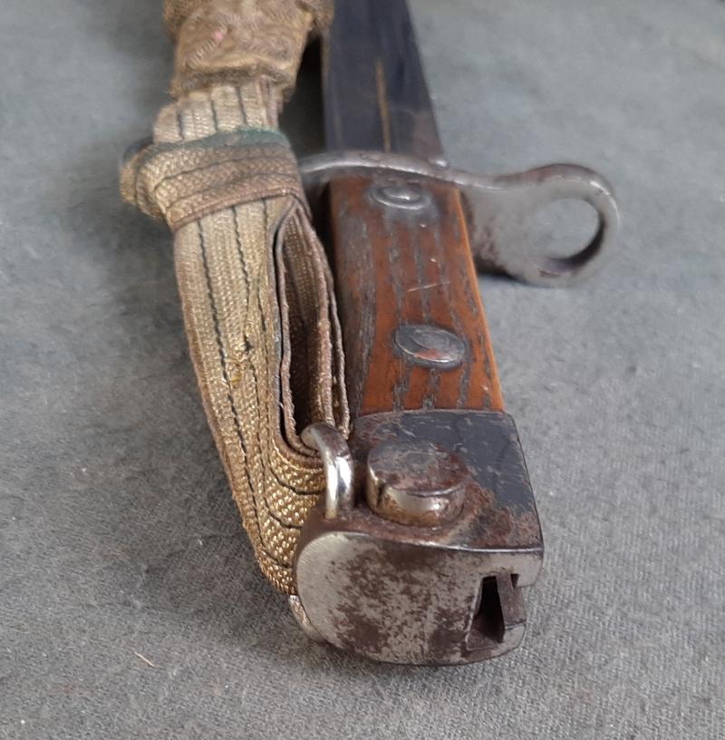 k.u.k. Bajonett M95 Offiziere mit Portepee Kaiser Karl I.