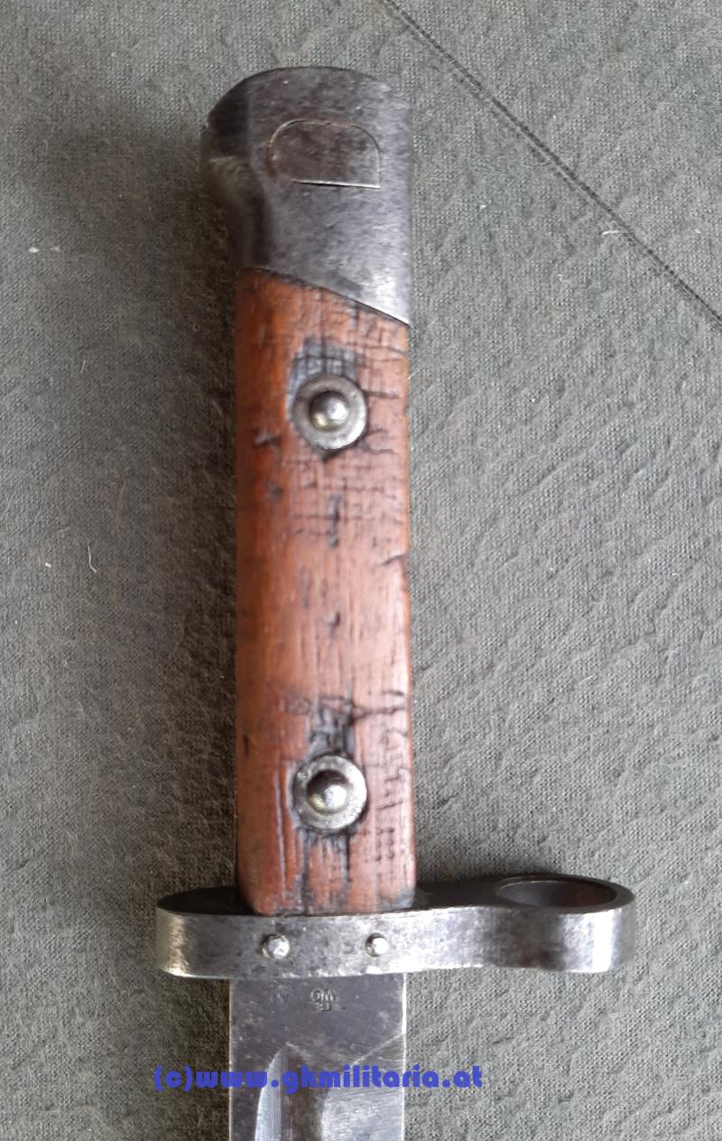 k.u.k. Messerbajonett für Repetierstützen M95 - Infanterieregiment 49 St. Pölten!!