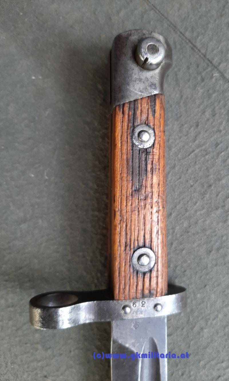 k.u.k. Messerbajonett für Repetierstützen M95 - Infanterieregiment 49 St. Pölten!!