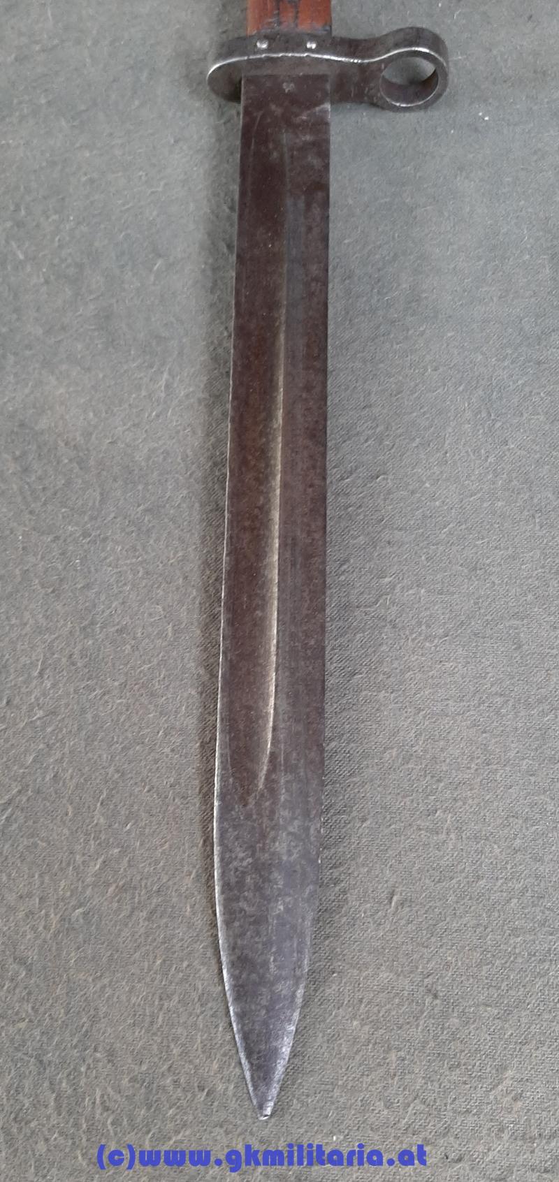 k.u.k. Messerbajonett für Repetierstützen M95 - Infanterieregiment 49 St. Pölten!!