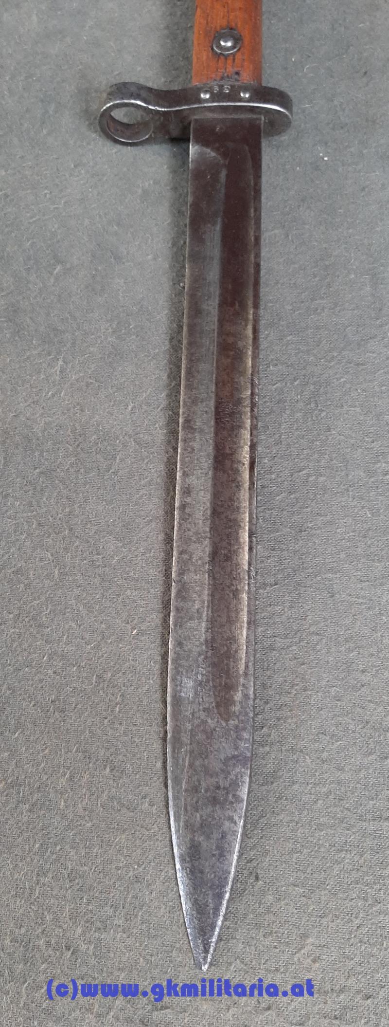 k.u.k. Messerbajonett für Repetierstützen M95 - Infanterieregiment 49 St. Pölten!!