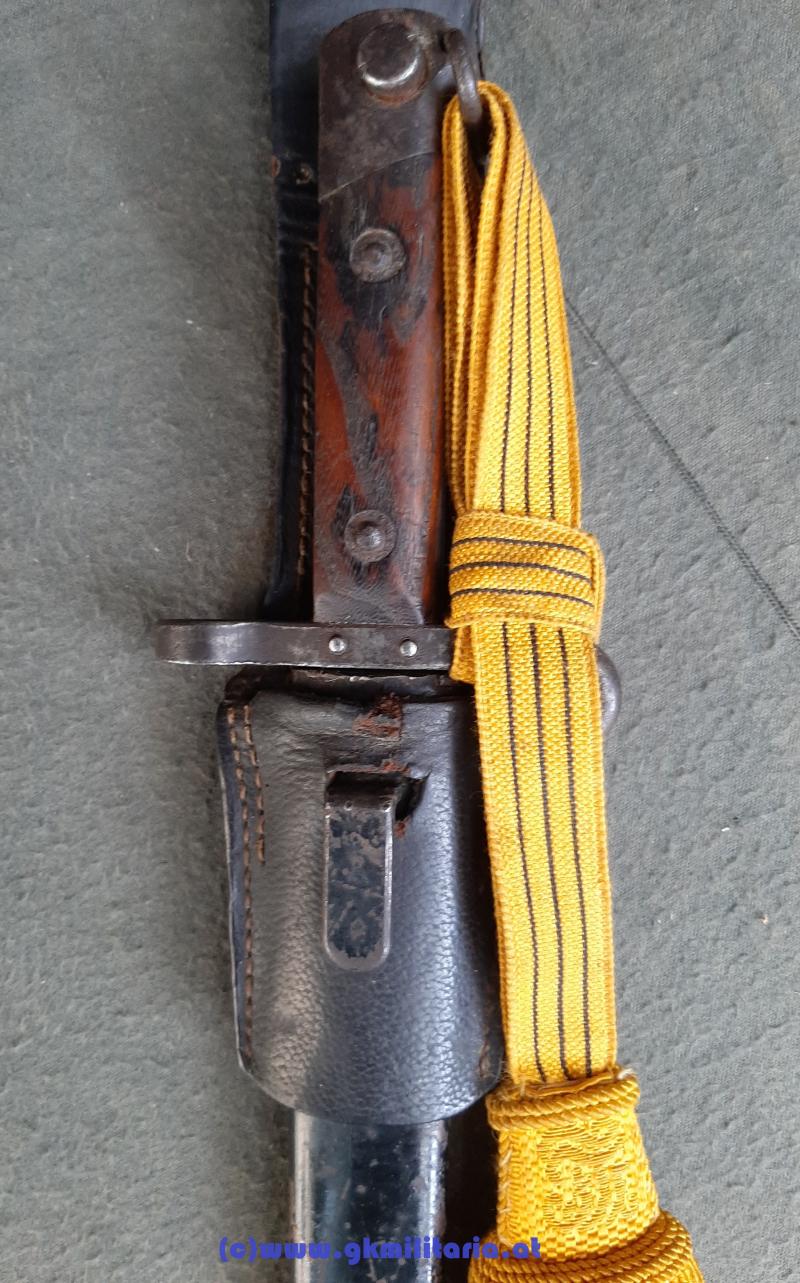 Messerbajonett M 1895 f. Unteroffiziere mit Portepee Kaiser FJ I.