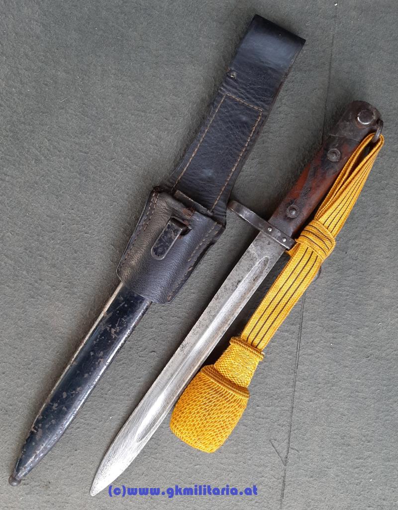 Messerbajonett M 1895 f. Unteroffiziere mit Portepee Kaiser FJ I.