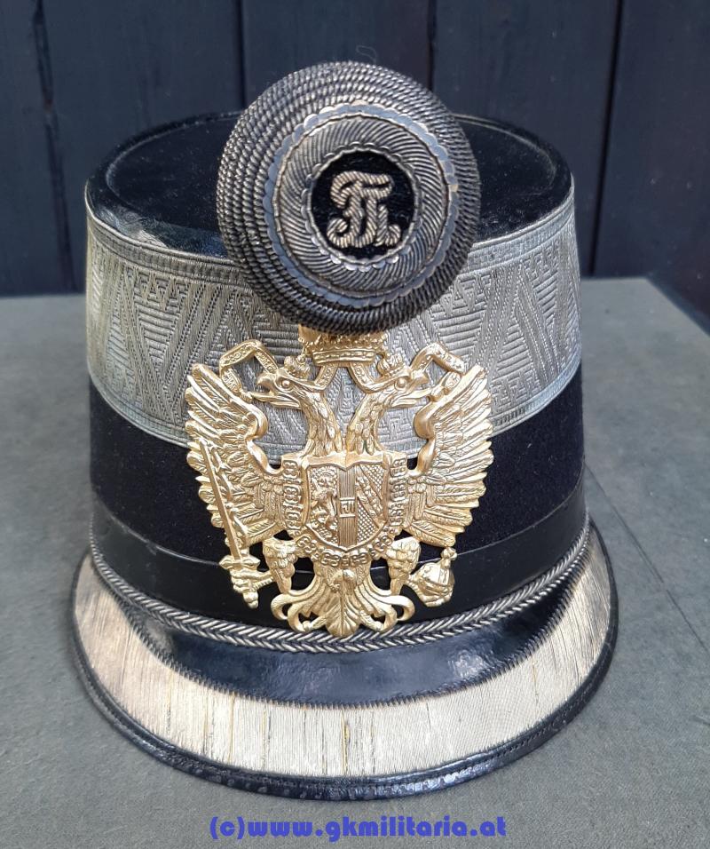 k.u.k. Infanterie-Tschako Subalternoffiziere!