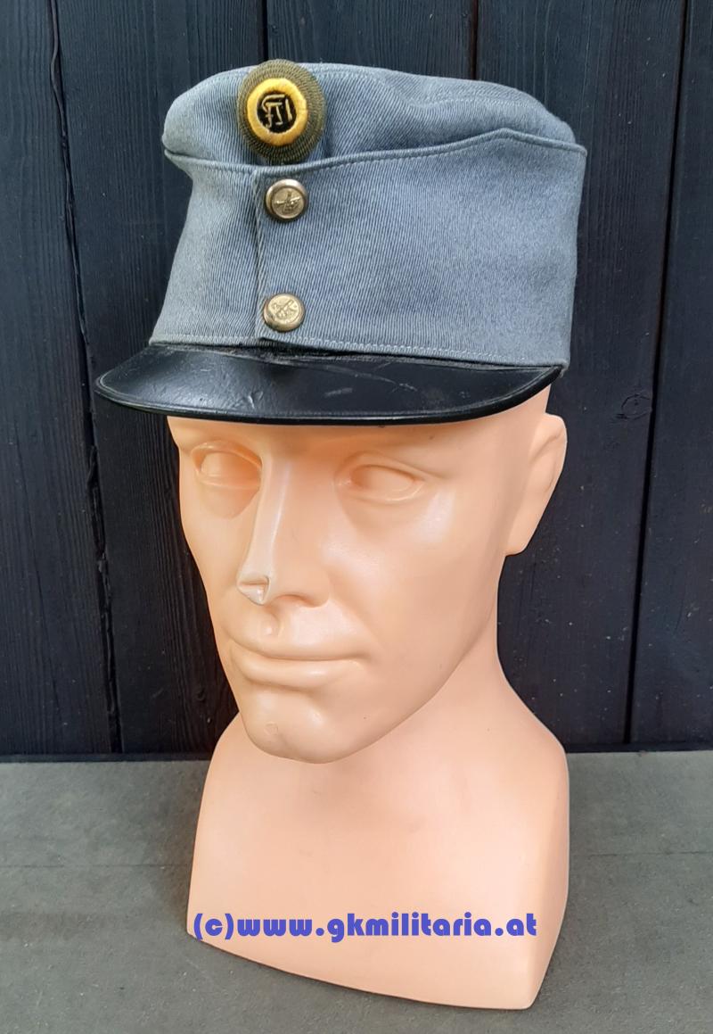 k.u.k.hechtgraue Kappe für Fähnriche d. Artillerie!