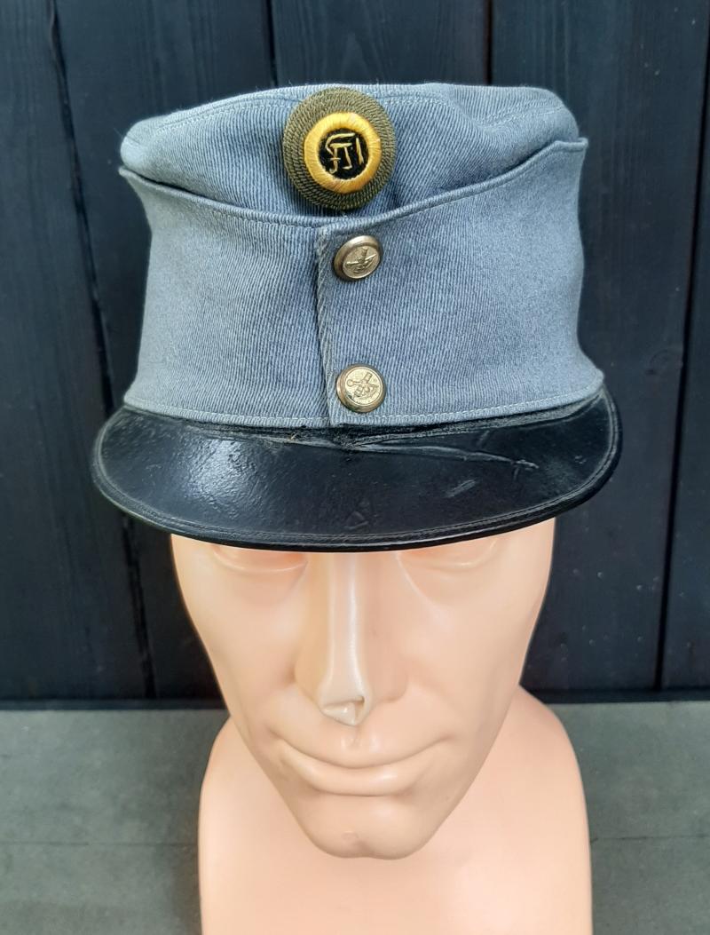 k.u.k.hechtgraue Kappe für Fähnriche d. Artillerie!