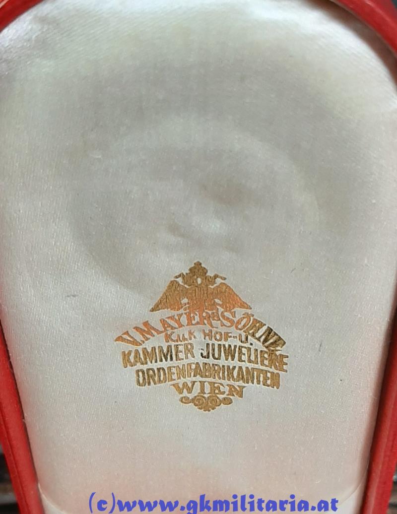 k.u.k. Bronzene Militärverdienstmedaille Kaiser FJ I. mit Widmungsetui des Böhmischen Infanterie-Regiment Nr. 36!! - TOP!!