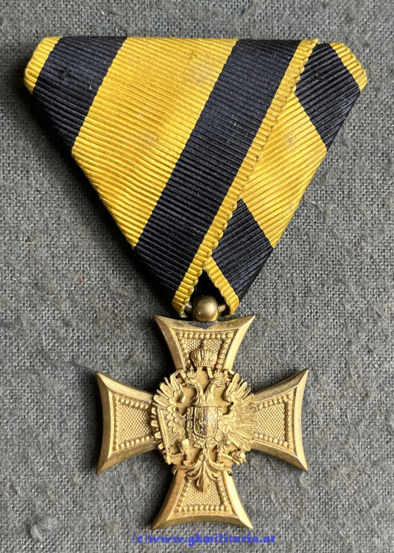 k.u.k. Militärdienstzeichen f. Offiziere 2. Klasse für 50 Jahre!! - RAR! - Variante Perlmutt!