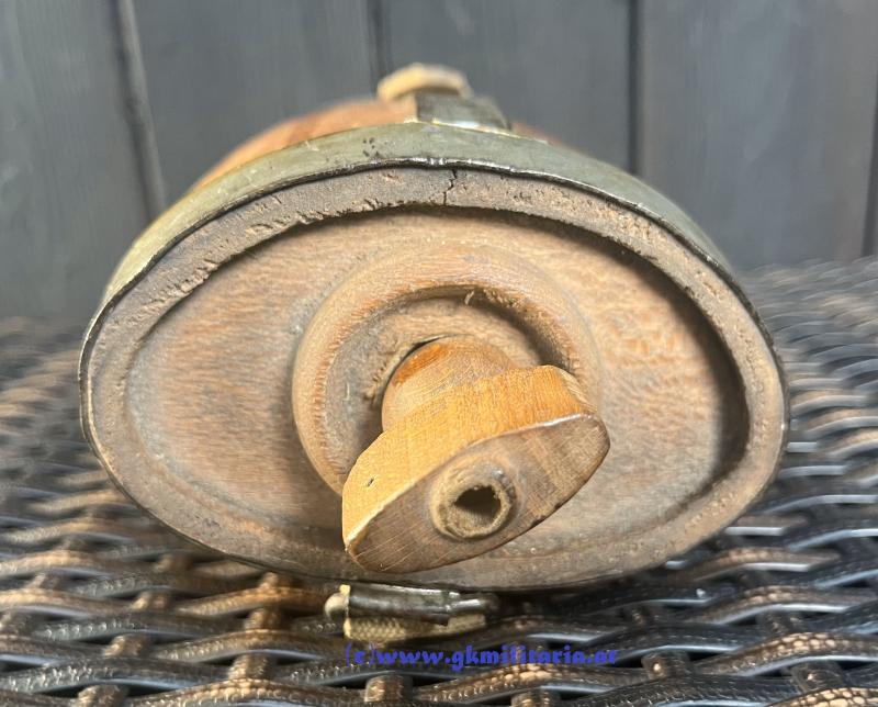 Italienische Feldflasche um 1915 aus Holz! - I.WK - Selten!