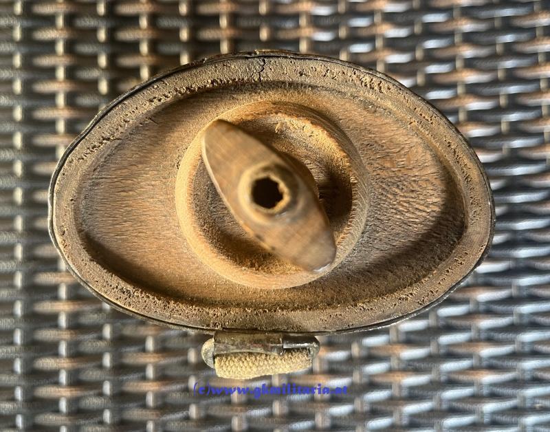 Italienische Feldflasche um 1915 aus Holz! - I.WK - Selten!