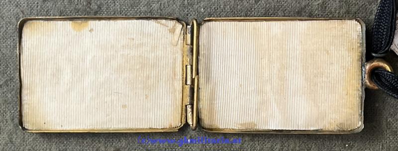 k.u.k. Erkennungsmarke für Offiziere - Kaiser FJ I. - Major Eduard Graf von Wickenburg Inf. Reg. Nr.7/Inf. Reg. 91 !!