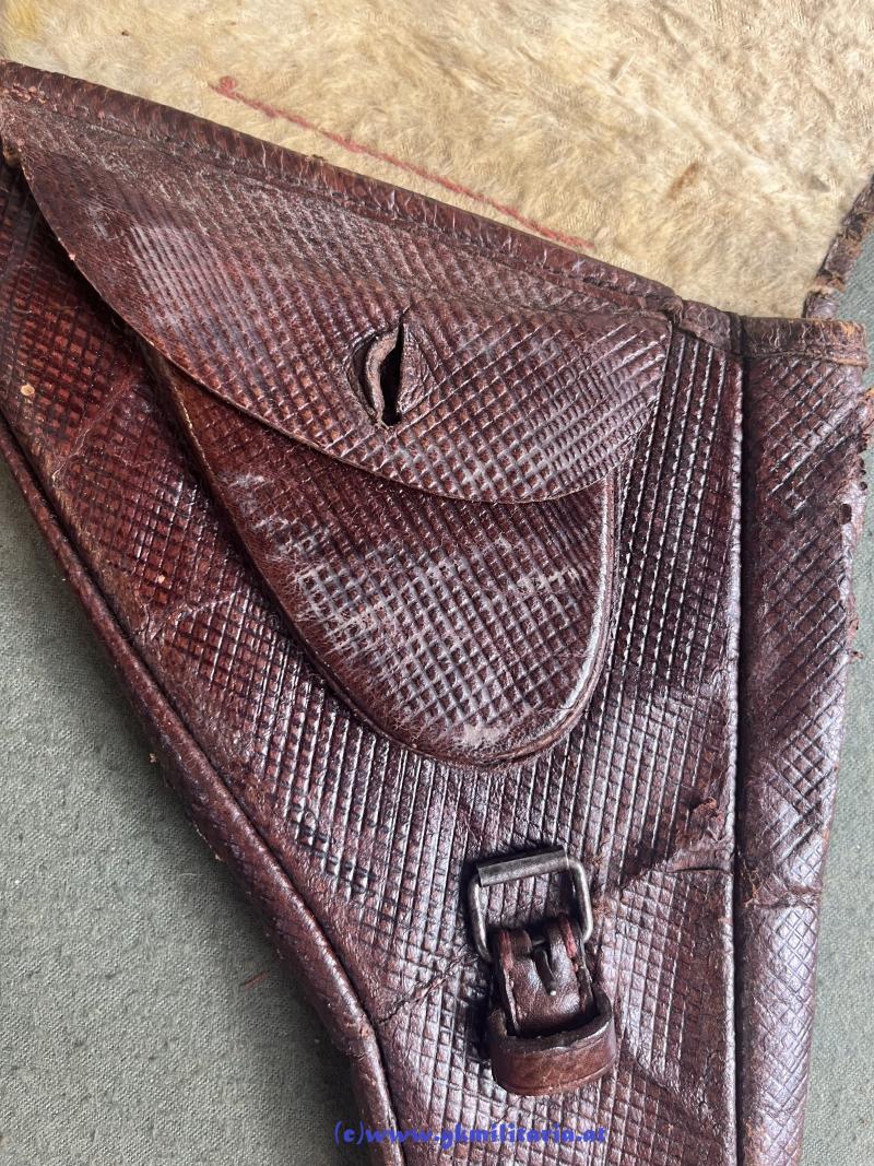 k.u.k. Pistolentasche für Gasser 11mm Offiziers Revolver!