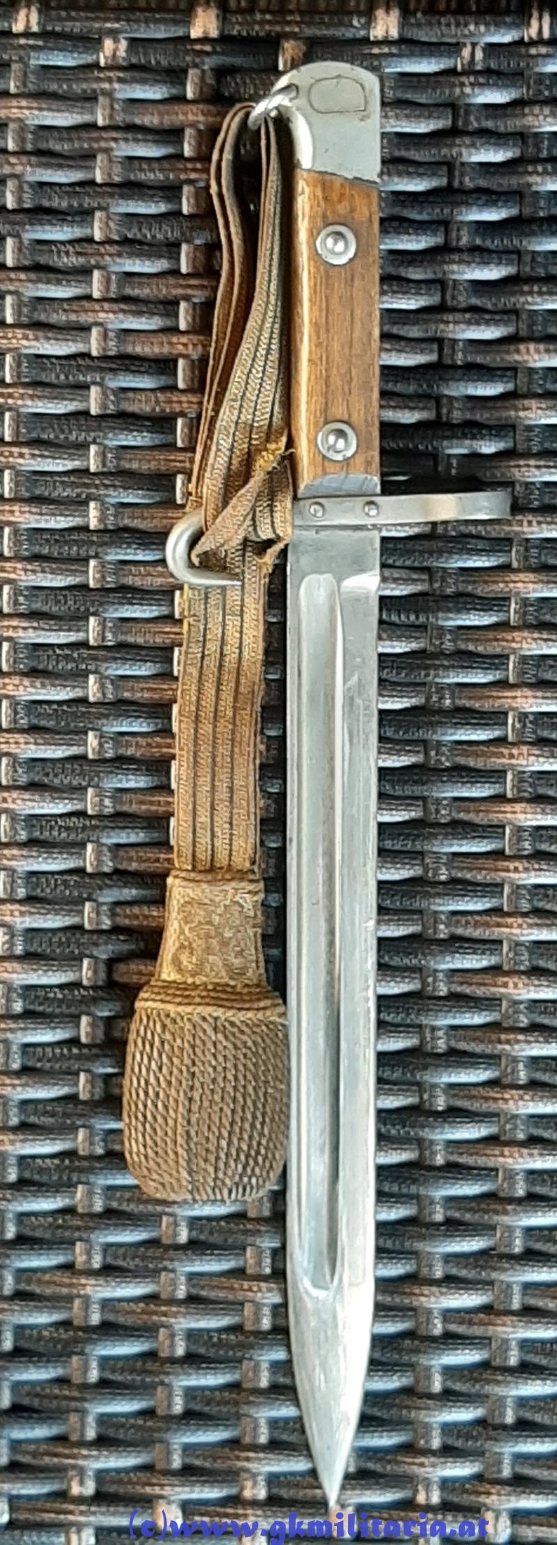 k.u.k. Bajonett M95 Offiziere mit Portepee Kaiser Karl I.!!