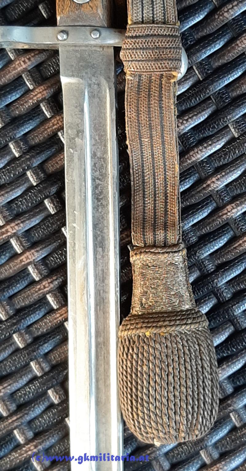 k.u.k. Bajonett M95 Offiziere mit Portepee Kaiser Karl I.!!