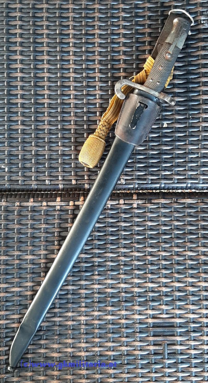 k.u.k. Werndl Bajonett M1873 mit Portepee!! - Personalisiert!!!