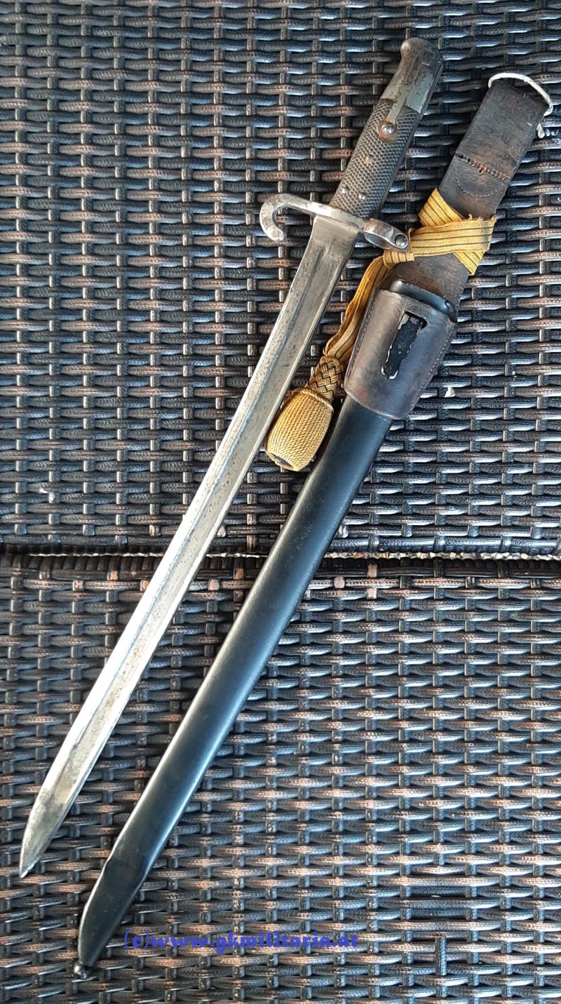 k.u.k. Werndl Bajonett M1873 mit Portepee!! - Personalisiert!!!