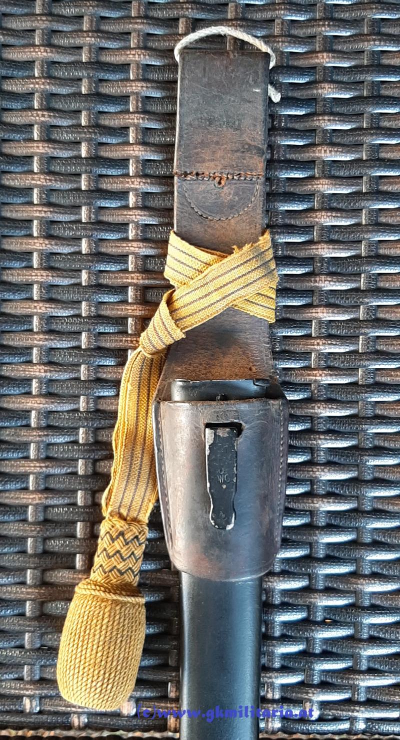 k.u.k. Werndl Bajonett M1873 mit Portepee!! - Personalisiert!!!