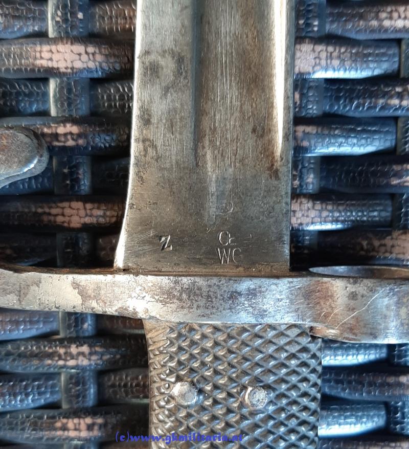 k.u.k. Werndl Bajonett M1873 mit Portepee!! - Personalisiert!!!