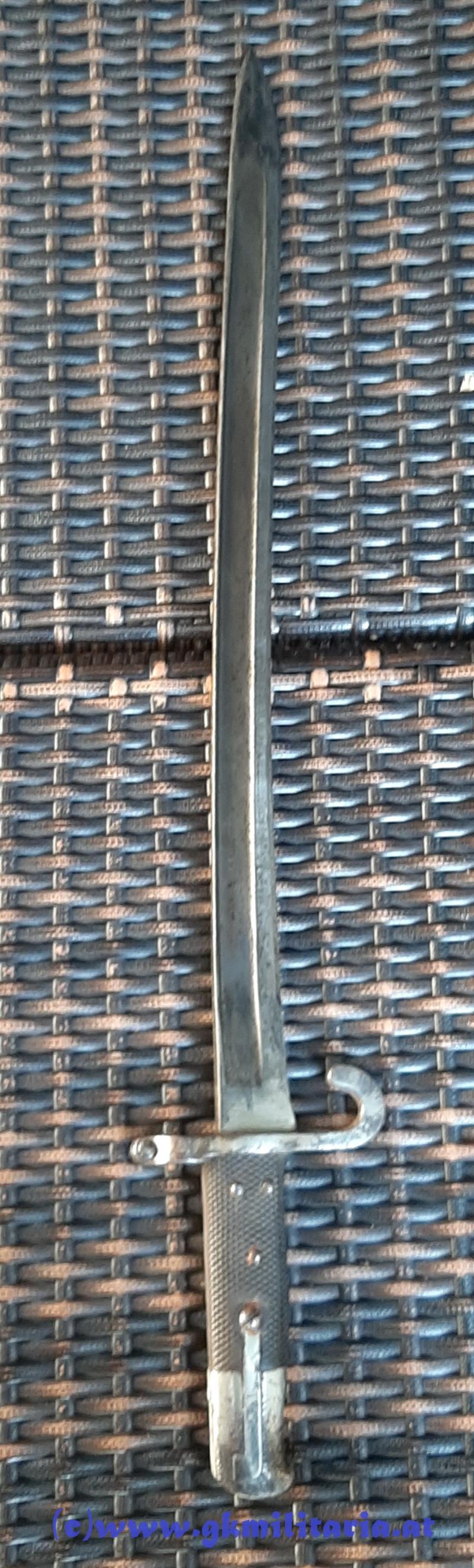 k.u.k. Werndl Bajonett M1873 mit Portepee!! - Personalisiert!!!