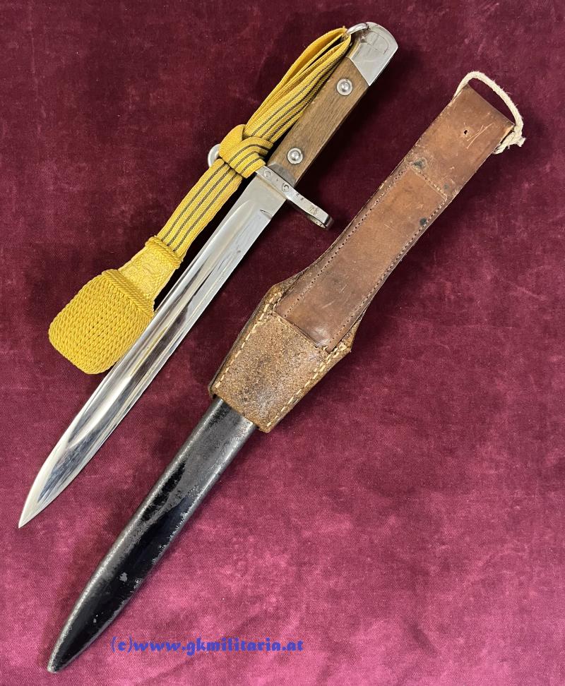 Messerbajonett M 1895 f. Unteroffiziere mit Portepee Kaiser Karl I. !!