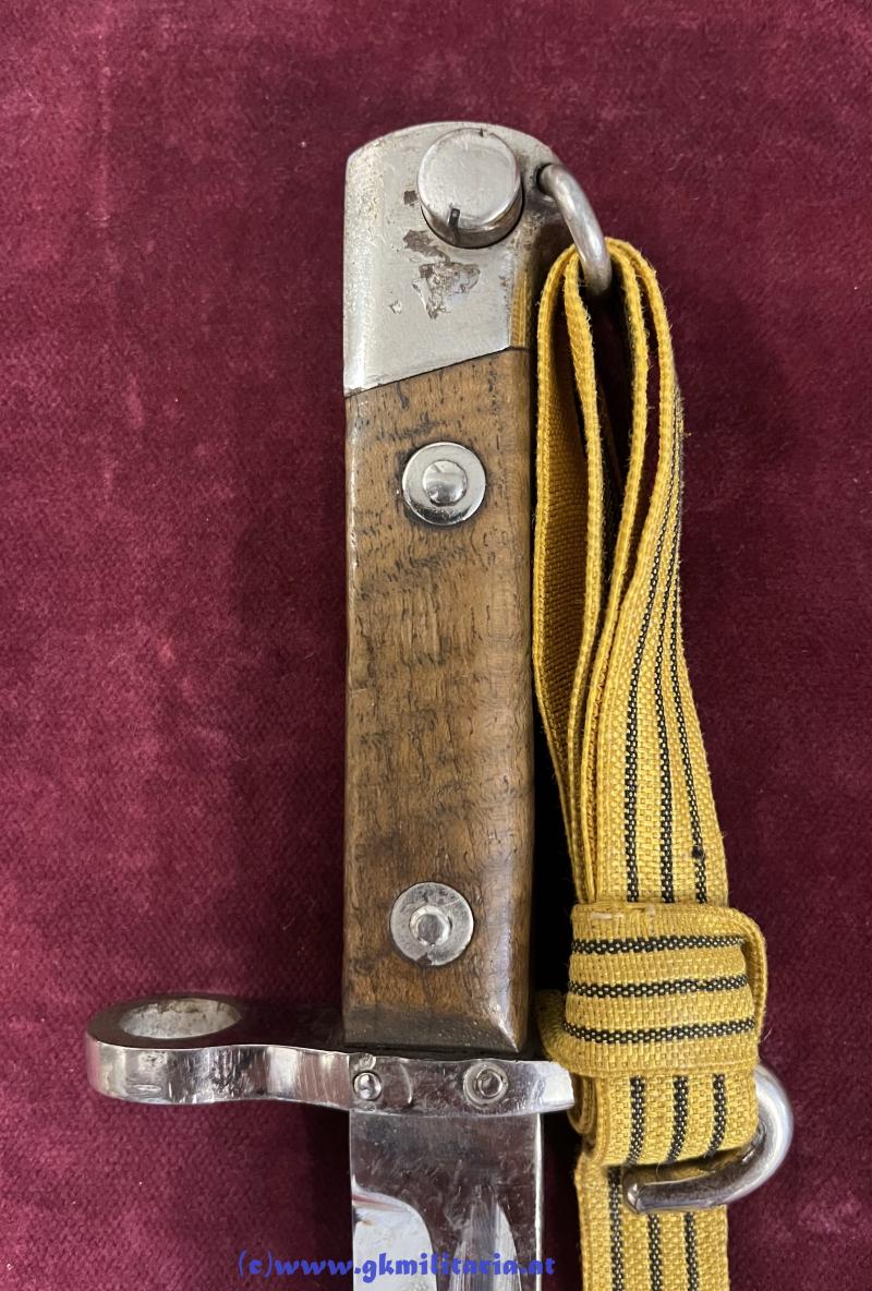 Messerbajonett M 1895 f. Unteroffiziere mit Portepee Kaiser Karl I. !!