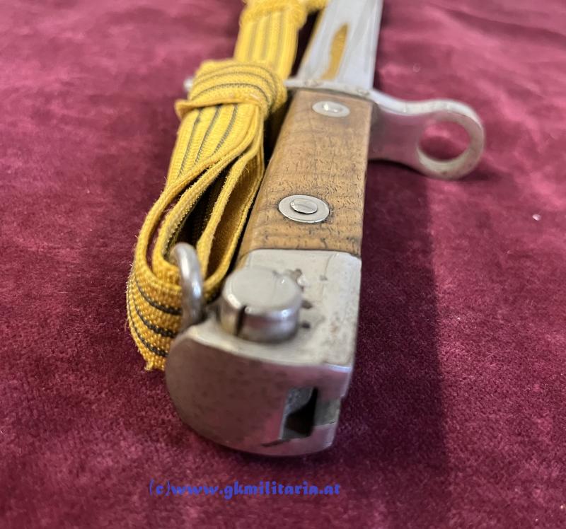 Messerbajonett M 1895 f. Unteroffiziere mit Portepee Kaiser Karl I. !!