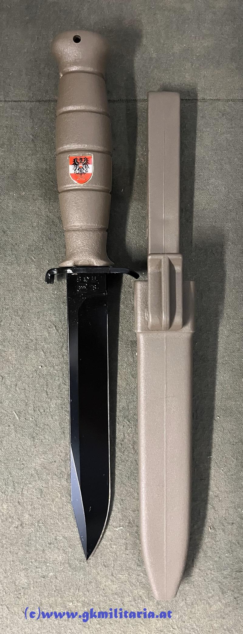 Feldmesser Glock 78 - Österreich Bundesheer - Seltene Geschenkvariante mit Wappen des BMLV !! - MINT!