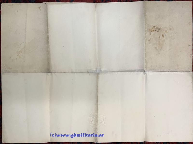 Große k.u.k. Verleihungsurkunde Ritterkreuz Kaiser Franz Joseph-Orden + Statuten!! 1898!!