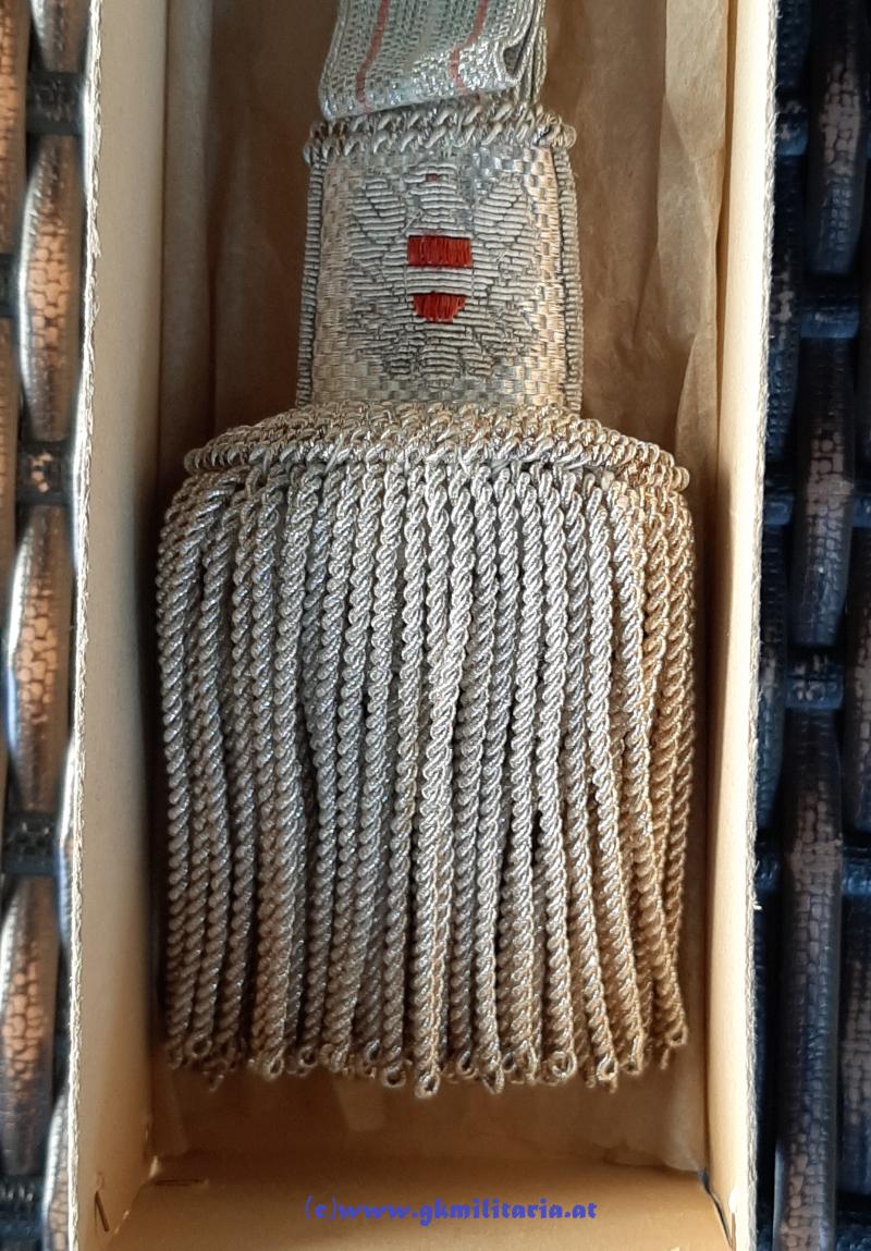 Österreich 1. Republik Portepee für Offiziere Polizei/Sicherheitswache!!- im originalem Verkaufskarton!