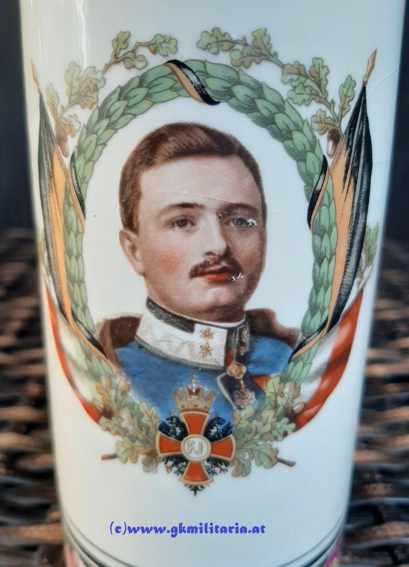 k.u.k. patriotische Vase