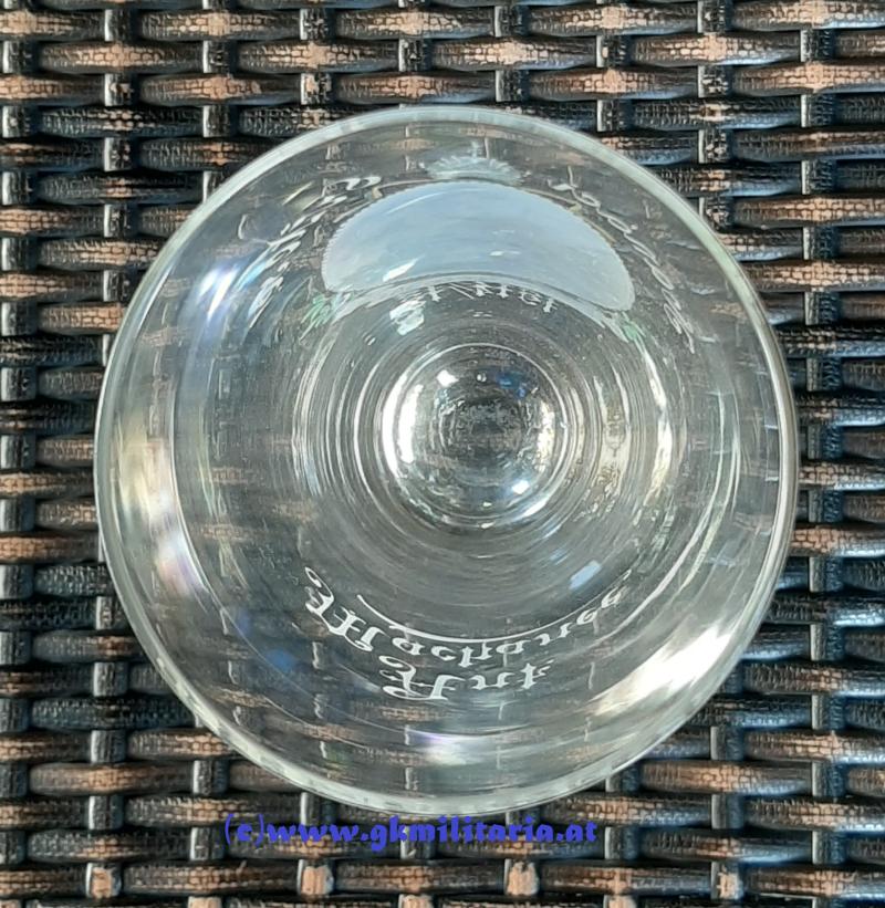 Regiments-Glas k.u.k. Infanterie-Regiment Nr. 54 1914-1918 - Ölmütz/Jägerndorf!! - Sehr Selten!!