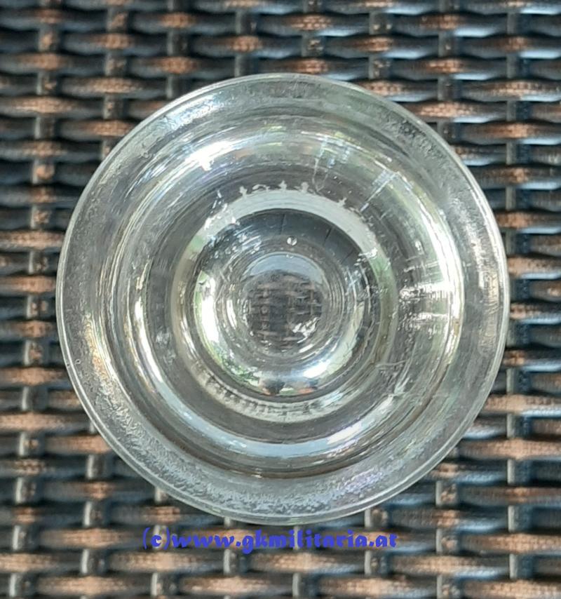 Regiments-Glas k.u.k. Infanterie-Regiment Nr. 54 1914-1918 - Ölmütz/Jägerndorf!! - Sehr Selten!!