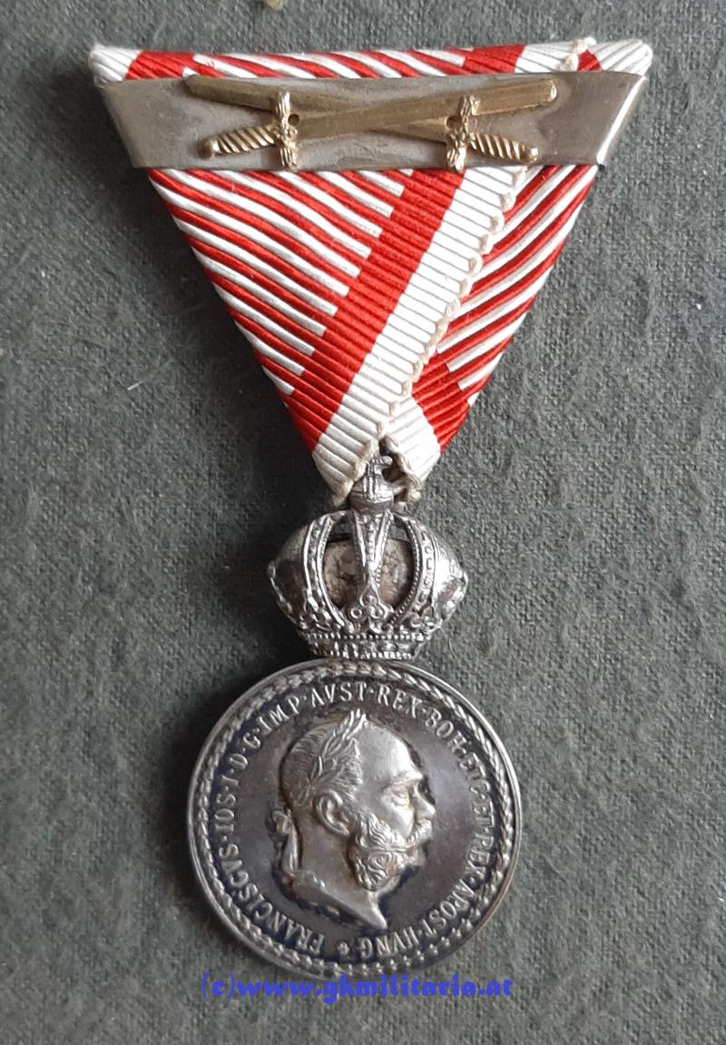 k.u.k. Silberne Militärverdienstmedaille Kaiser Franz Josef I.